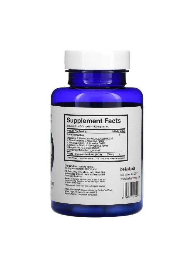 Belle+Bella Probiology Probiotic Skin Therapy 30 Billion CFU 30 Capsules - Image 2