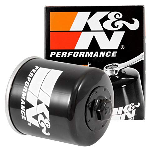 K+N K&N Motorcycle Oil Filter: High Performance, Premium, Designed to be used with Synthetic or Conventional Oils, Wrench Off Nut: Fits Select Ducati Motorcycles, KN-153 - Image 1