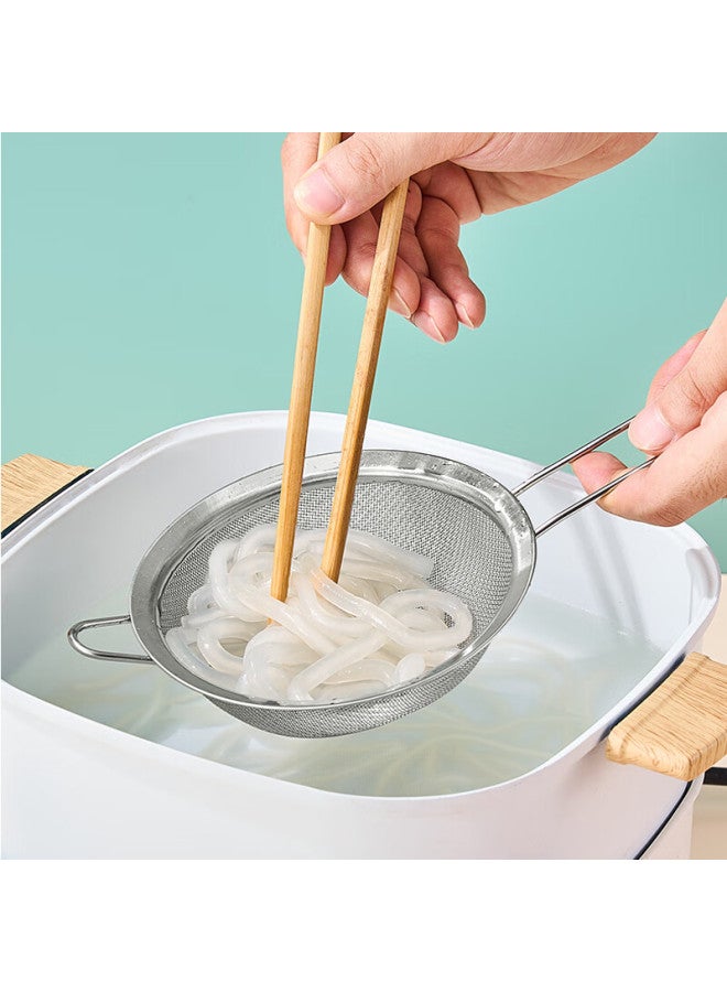 Jekero Jiekainuo 304 Stainless Steel Strainer Skimmer, Soy Milk Filter Ladle, Frying Basket, Froth Remover, Flour Sieve, Two Pieces - Image 5