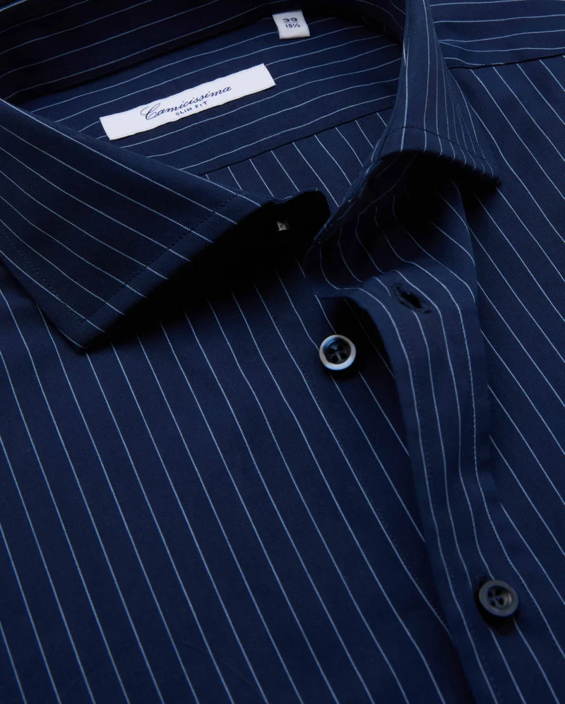 كاميتشسما Striped Poplin Shirt