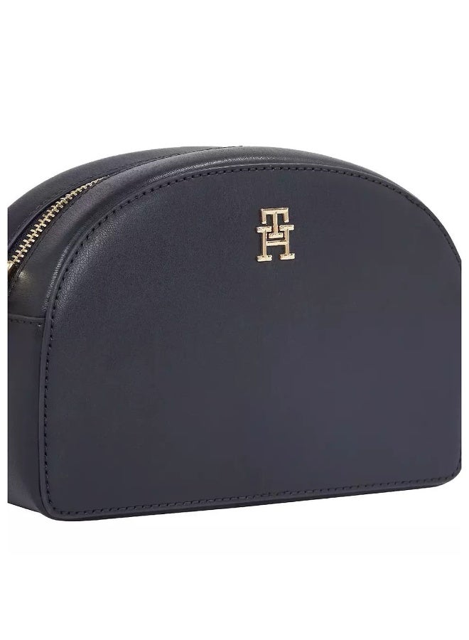 Hilfiger Denim Tommy Hilfiger Women’s Blue Crossbody Bag – Compact Leather Everyday Style (AW0AW16682) - Image 3