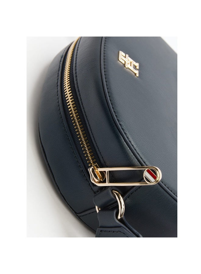 Hilfiger Denim Tommy Hilfiger Women’s Blue Crossbody Bag – Compact Leather Everyday Style (AW0AW16682) - Image 4