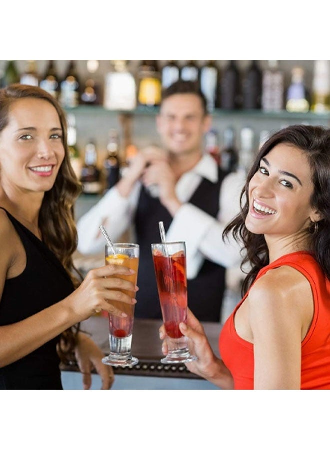 مصاصات شرب زجاجية شفافة رفيعة، مصاصات شرب قابلة لإعادة الاستخدام لأكواب RTIC/YETI سعة 30 أونصة، برطمانات ماسون، عبوة من 4 قطع مع فرشاة تنظيف واحدة - Image 4