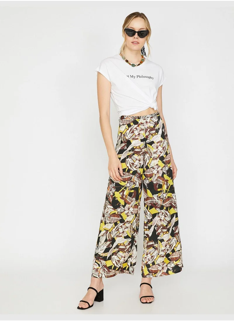 KOTON Patterned Trousers