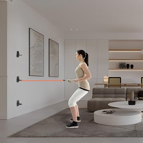 GAGUIUP Resistance Band Wall Anchor, Squats Workout Equipment, 3PCS Resistance Band Anchor Mount System, Arm Workout at Home Fitness Equipment, Home Gym Wall Anchor for Strength Training, Physical Therapy - Image 5