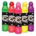 Dab-O-Ink DabOInk Super Bright 5Piece Neon Bingo Marker Set Chisel Tip Clear Bottle with Fluorescent Ink - Image 2