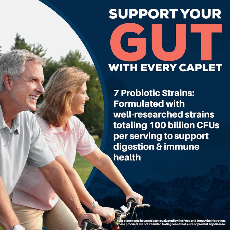 Ayush Herbs Probiotic 100B  Probiotics for Women Probiotics for Men Prebiotics and Probiotics for Digestive Health Gas Relief Gut Microbiome Balance  60 Vegetarian Capsules 1 Count - Image 5