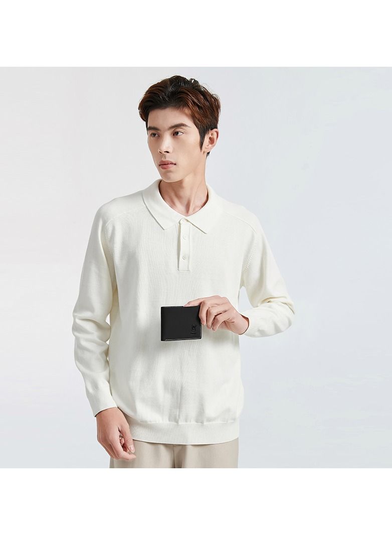 RA104 محفظة جلد مستوردة مناسبه لحمل الكروت والبطاقات ذات جودة عالية من رحالة - اسود