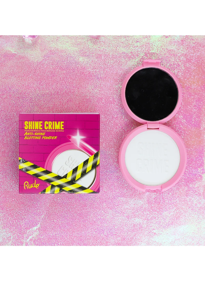 Rude Shine Crime Anti-Shine Blotting Powder Translucent