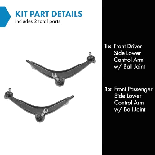 TRQ ذراع التحكم السفلي الأمامي TRQ مع مجموعة مفصل الكرة متوافق مع 1992-1998 BMW 318i 1992-1997 318is 1995-1999 318ti 1998-1999 323i 323is 1992-1995 325i 325is 1996-1998 328i 1996-1999 328is 1996-2002 Z3 - Image 2