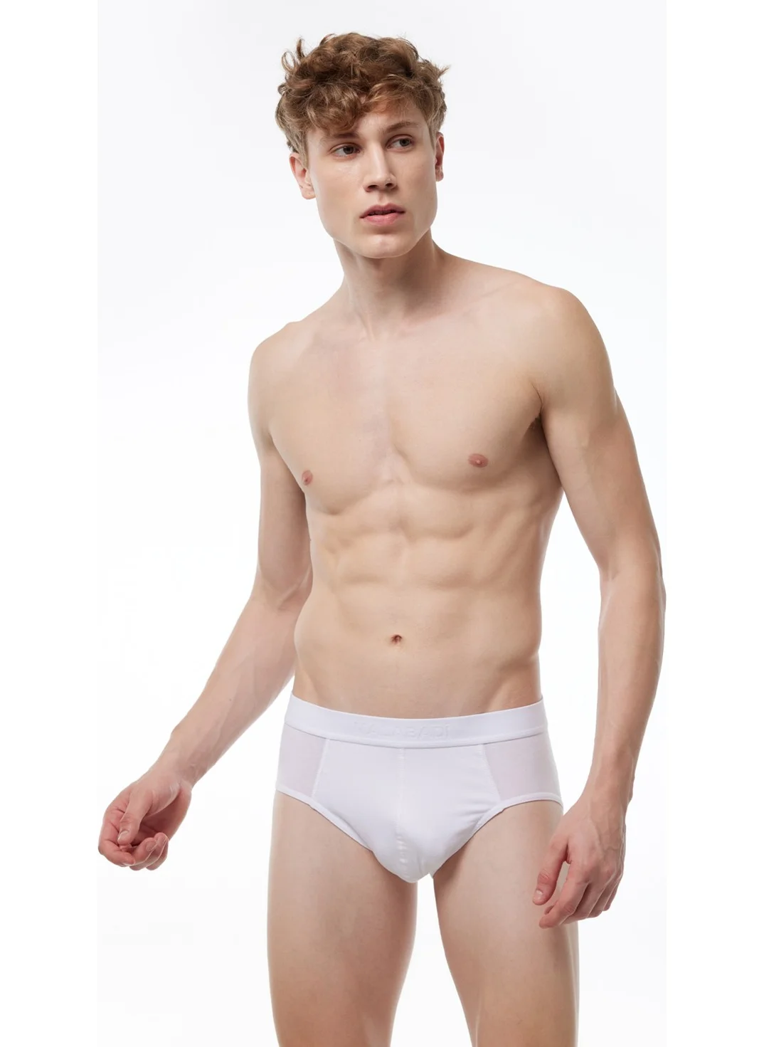 Malabadi Men's White 5 Pack Macro Modal Slip Panties 052