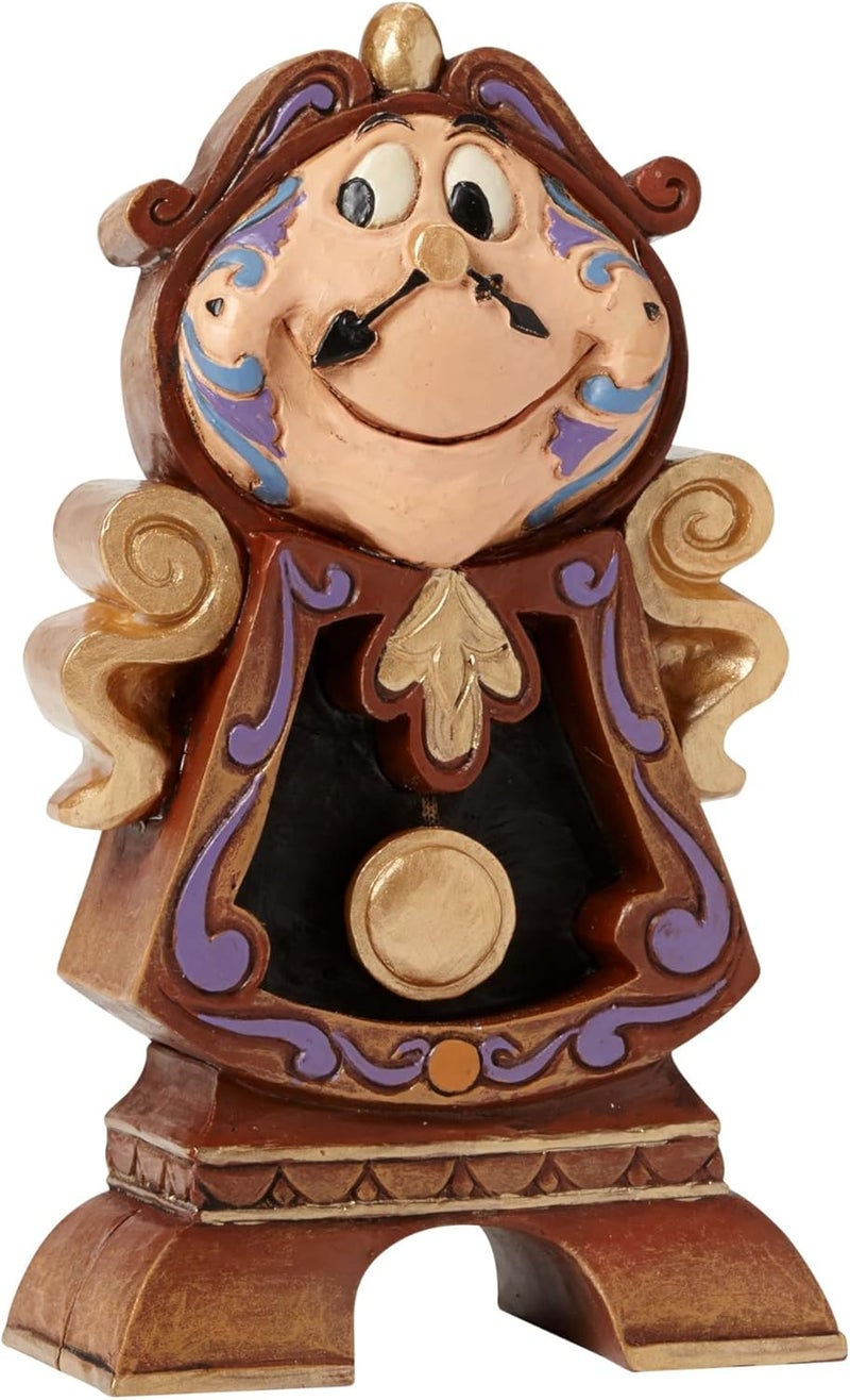 Enesco Disney Traditions Collection by Jim Shore Beauty and The Beast Cogsworth The Clock Miniature Figurine - Resin Hand Crafted Painted Collectible Disney Mini Figurines Home Decor Statue, 4.2 Inch - Image 5