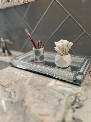 Home Haven Qtip Holder - Boho Mandelas Design - Q Tip Holder for Bathroom, Floss Pick Holder, Cotton Swab Holder, Bathroom Sink Decor, Flosser Holder, Bathroom Vanity Decor, Cute Bathroom Decor - Image 4