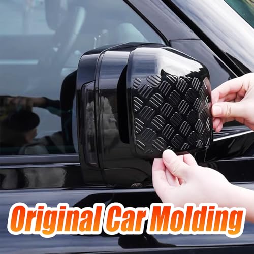 GafeSkui Rearview Mirror ABS Black Body Anti-Scratch Protection Cover Trim Kit Compatible with 2020-2025 Land Rover Defender 90 110 130 Decoration Armor Sticker Trim Exterior Accessories - Image 3