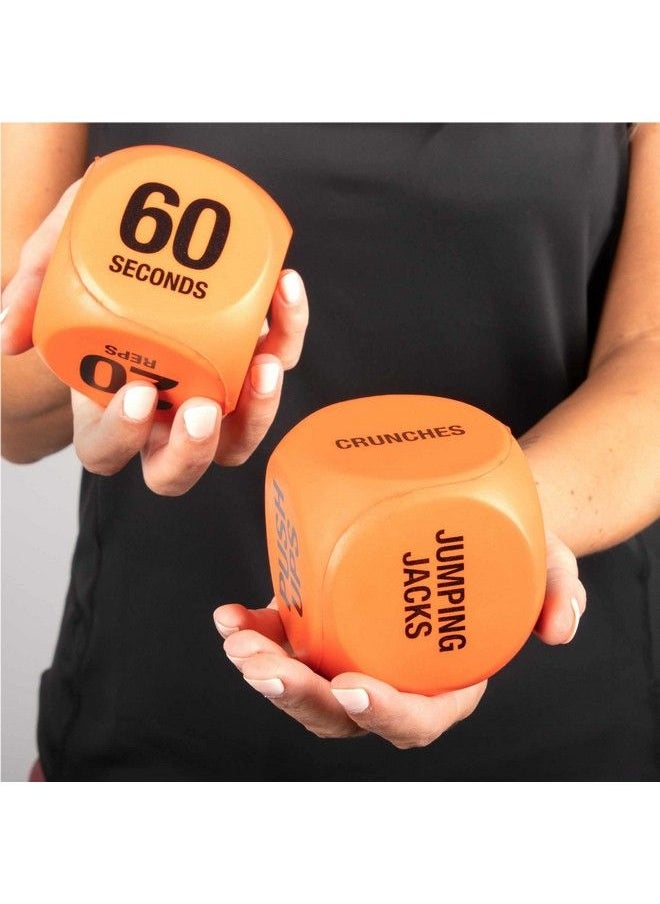 Generic - Ry1051 Exercise Dice Fitness Workout Routine Dice, Orange - Image 1