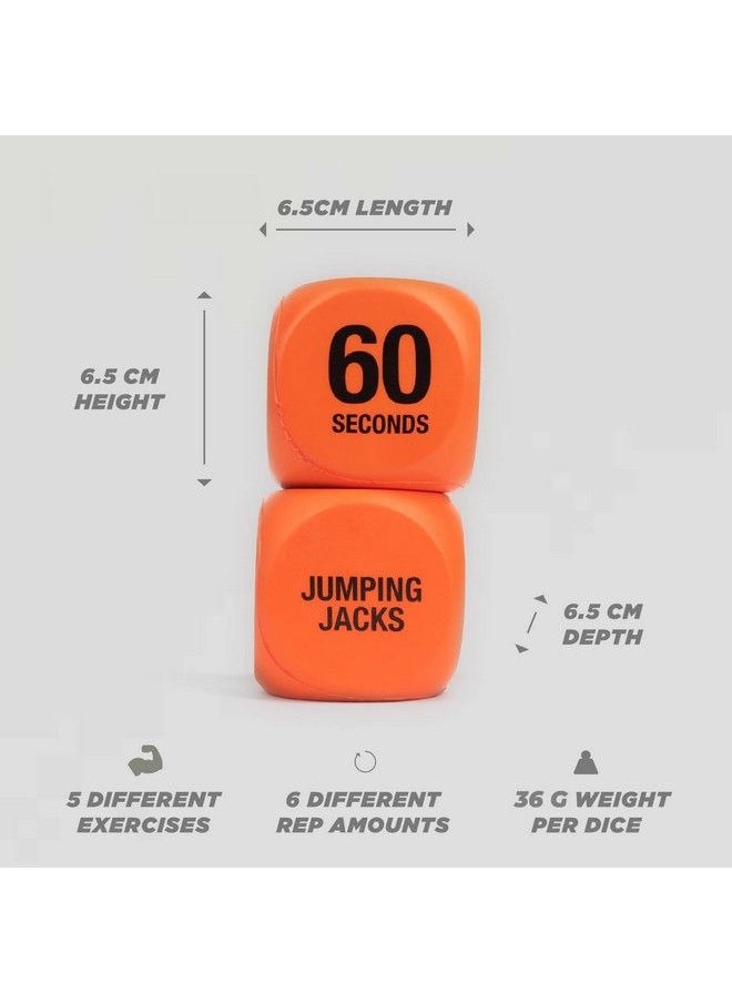 Generic - Ry1051 Exercise Dice Fitness Workout Routine Dice, Orange - Image 1