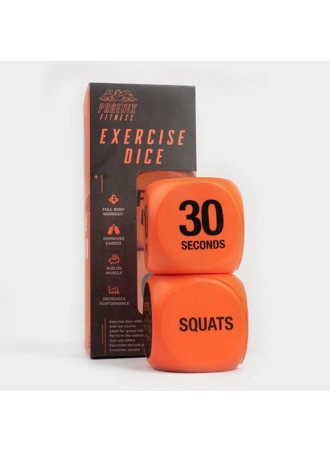 Generic - Ry1051 Exercise Dice Fitness Workout Routine Dice, Orange - Image 1