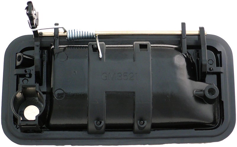 Dorman 77072 Front Driver Side Exterior Door Handle Compatible with Select Cadillac / Chevrolet / GMC Models, Smooth Black - Image 2