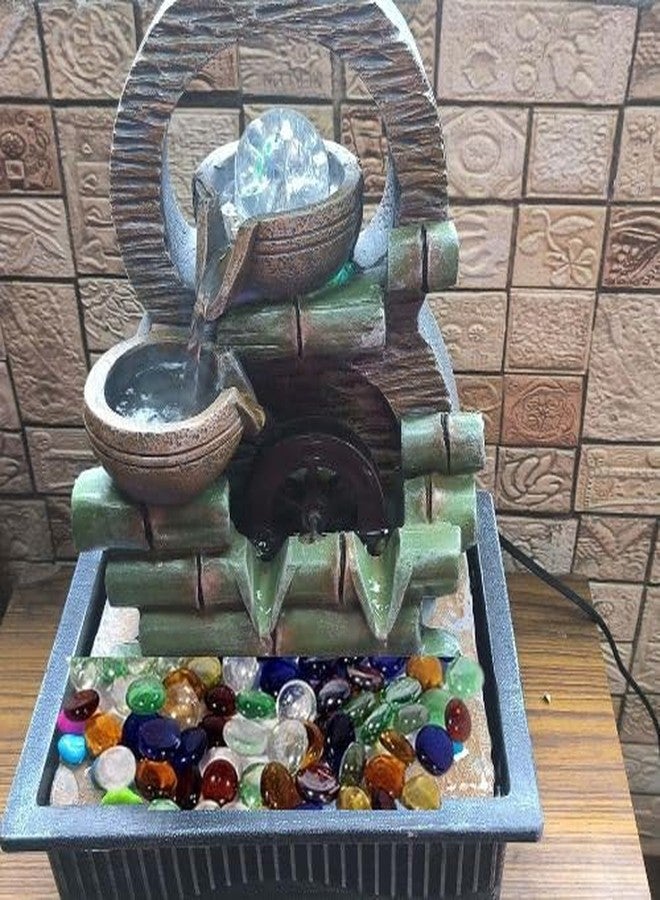 STONE HUB Flat Round Marbles Aquarium Pebbles | Aquarium Decorations | Multicolour Shiny Pebble Marble for Vase Fillers Outdoor/Indoor | Garden Decoration (50 Pieces) - Image 4
