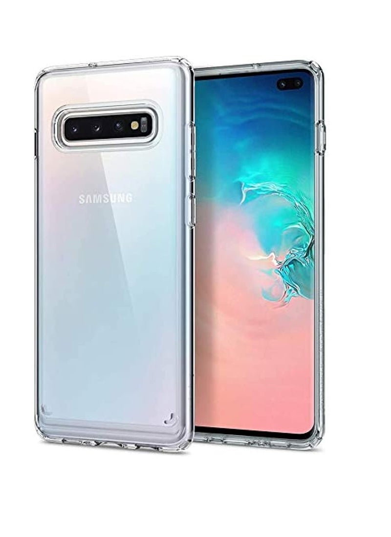 تين تك - جراب حماية شفاف لموبايل سامسونج S10 بلس/  Samsung S10 Plus من البولي يوريثين المقاوم للحرارة مضاد للخدوش من تين تك - شفاف - Image 1