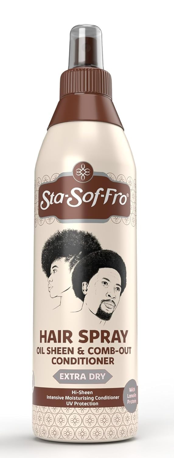 Sta-Sof-Fro Hair & Scalp Spray Comb Out Conditioner with Lanolin, Extra Dry (350mL) - Image 1
