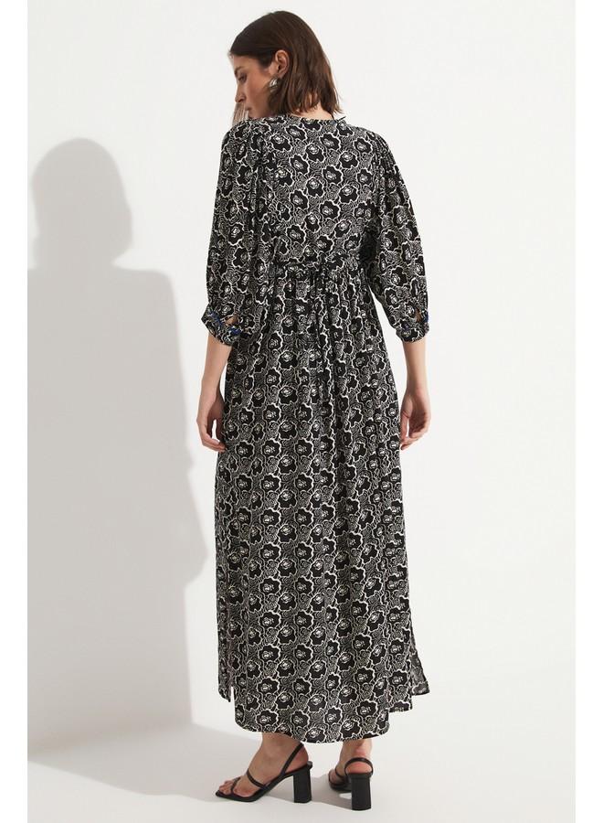 JUNE Floral Print Midi Dress - Image 5