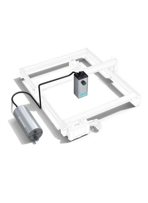 Original ATOMSTACK M100 20W Laser Module Eye-protection & Air-Assisted Accessories HIgh Airflow 10-30L/min Adjustable Cleaner Smoother Cutting Object Edges for ATOMSTACK 5W series