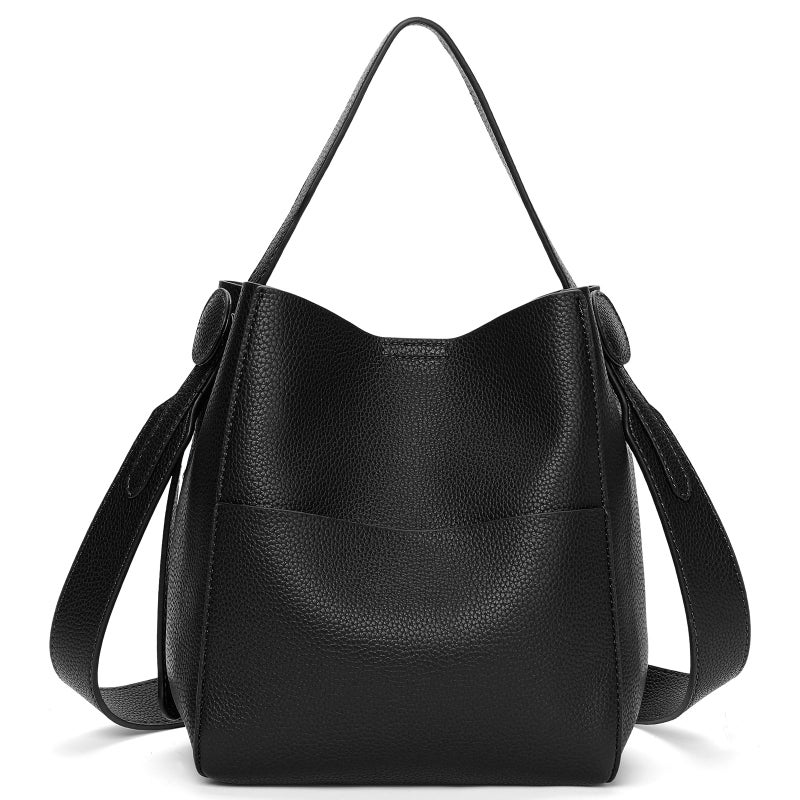 SENDEFN Leather Hobo Bag for Women Crossbody Purse with Shoulder Strap Crossbody Bag Shoulder Top Handle Handbags for Work Shopping - Image 1