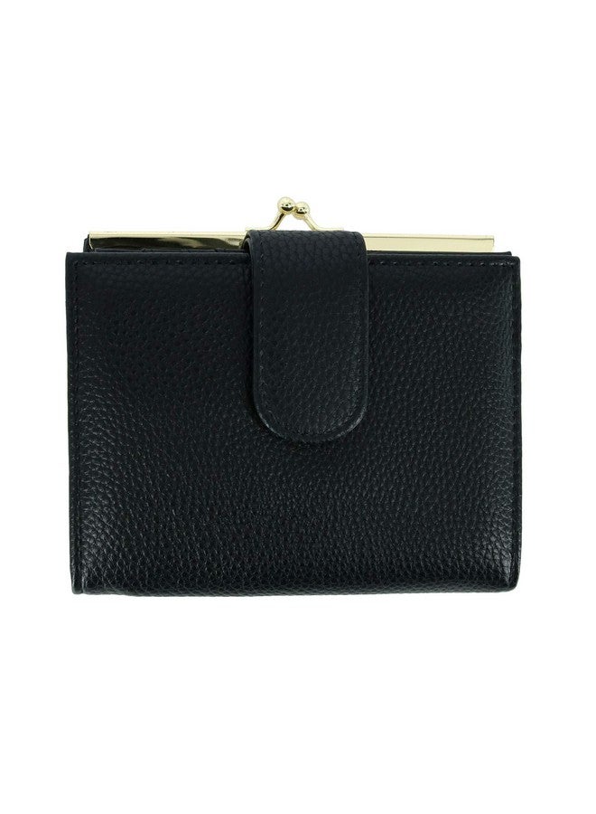 Buxton Pebble Rfid Lexington Wallet Black - Image 1