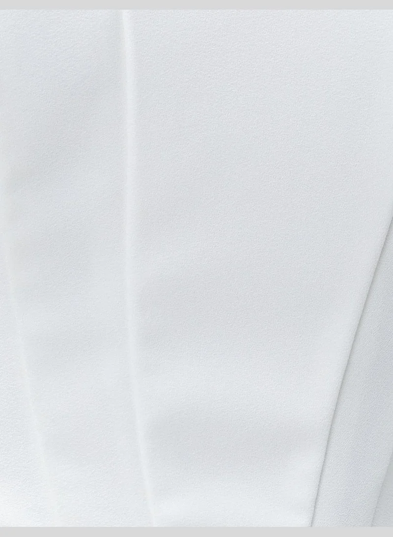 KOTON Corset Looking Top Strapless Back Zipper