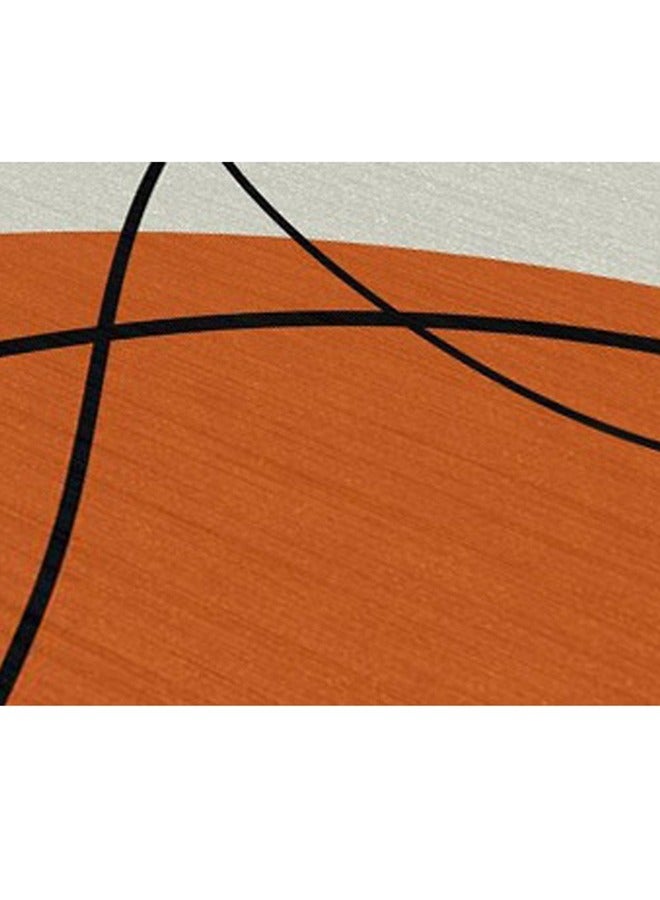 fashionhome 1-Piece Interior Decoration Luxurious Rectangular New Style Geometric Design Fluffy Washable Sticky Printed Floor Carpet Home Décor Mat Rug 230x160 cm - Image 2