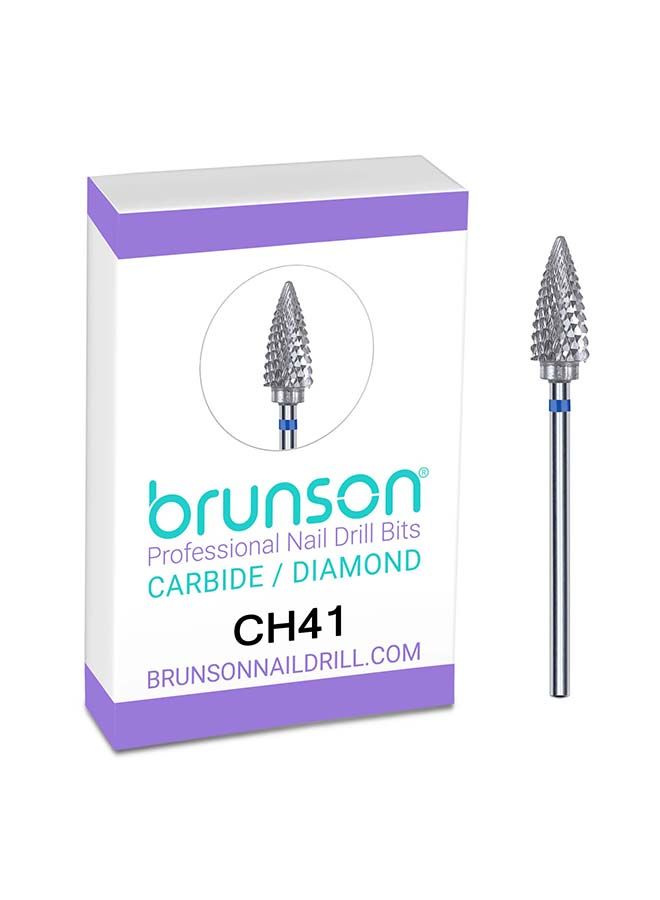 brunson رؤوس مثقاب الأظافر رؤوس أظافر ماسية أدوات مانيكير CH41 - Image 1