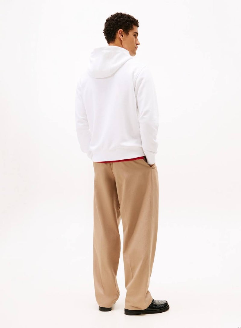 TOMMY HILFIGER Logo Graphic Flex Fleece Hoody - Image 2