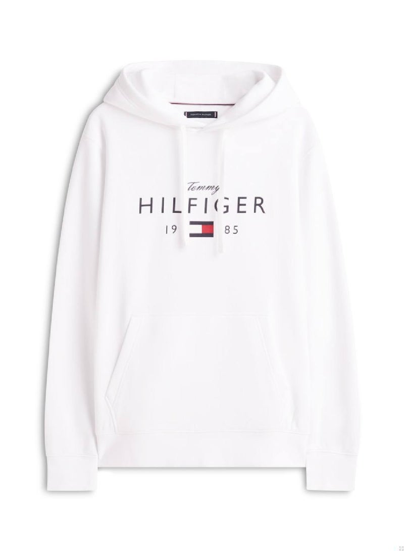 TOMMY HILFIGER Logo Graphic Flex Fleece Hoody - Image 4