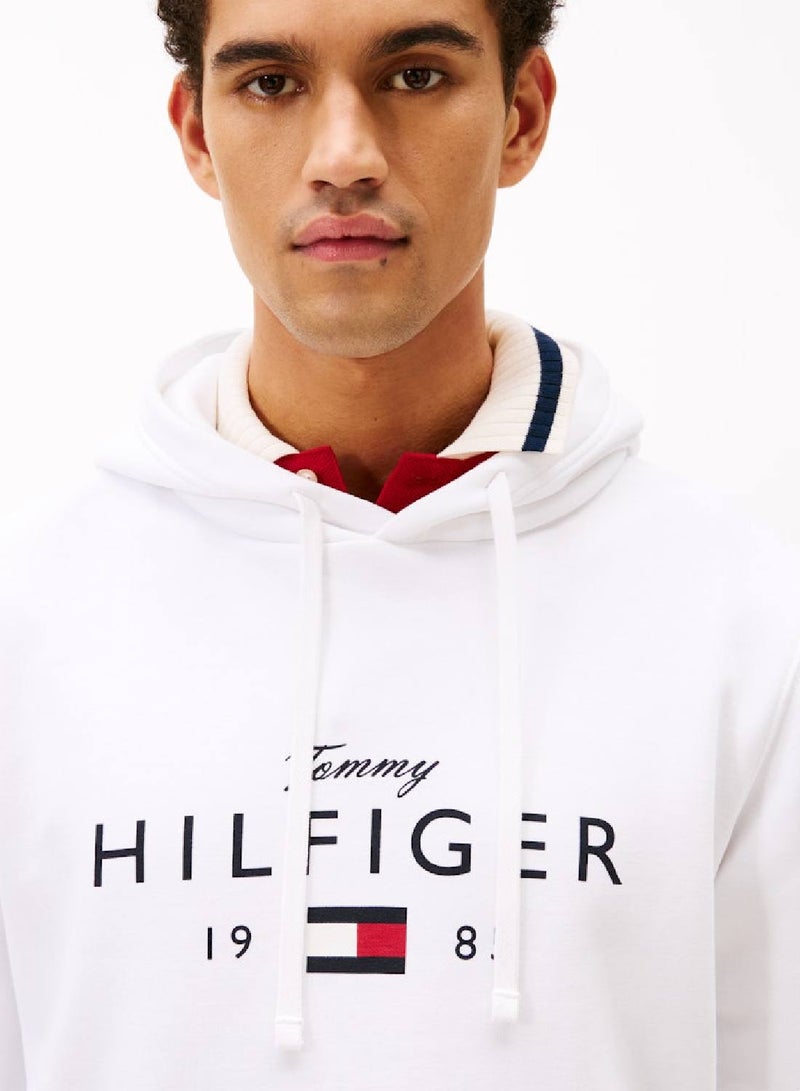 TOMMY HILFIGER Logo Graphic Flex Fleece Hoody - Image 5