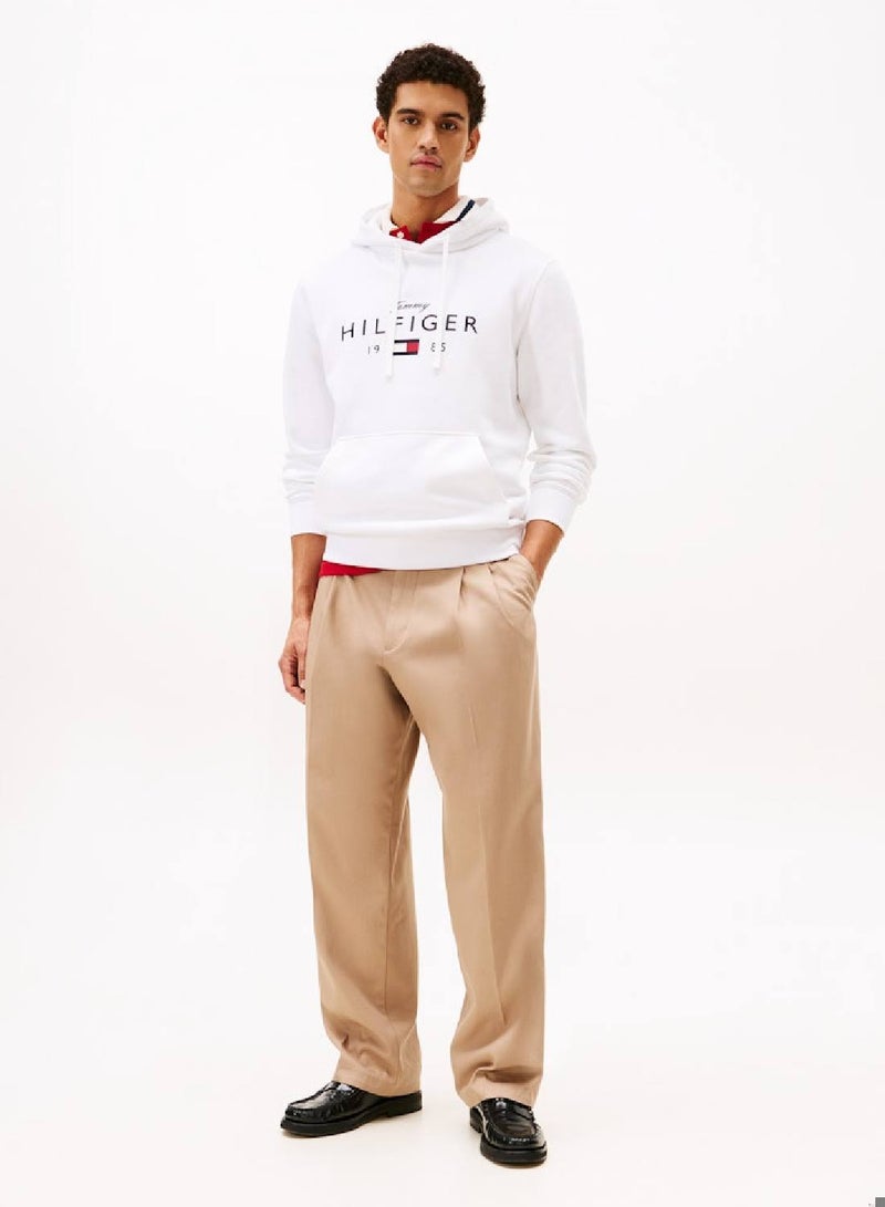 TOMMY HILFIGER Logo Graphic Flex Fleece Hoody - Image 3