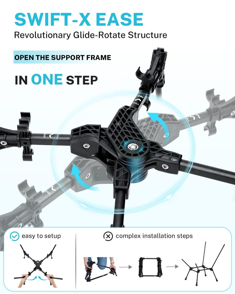Gonex Portable Camping Chair, The 5th Gen Ultralight Compact Backpacking Foldable Lightweight Folding Chair for Outdoor Camp Hiking Beach Picnic Concert, Supports 330lbs (Khaki, 1 PCS) - Image 2