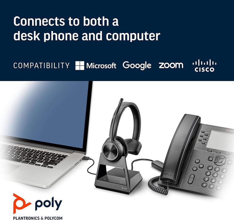 Poly نظام سماعة الرأس اللاسلكية UltraSecure DECT Poly Savi 7310 - Image 5
