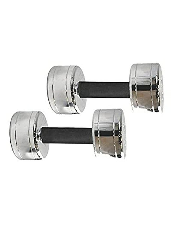 POWER ZONE Steel Dumbbells 2kg Set / 2kg×2Pcs pair / Home Gym Exercise Dumbbell / Cushion Grip Dambal / For Beginners And Advance User / Unisex Dumbles For boys And girls / (pack of 2) 4kg Weight. - Image 1