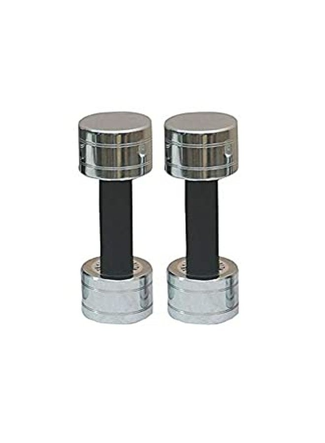 POWER ZONE Steel Dumbbells 2kg Set / 2kg×2Pcs pair / Home Gym Exercise Dumbbell / Cushion Grip Dambal / For Beginners And Advance User / Unisex Dumbles For boys And girls / (pack of 2) 4kg Weight. - Image 3