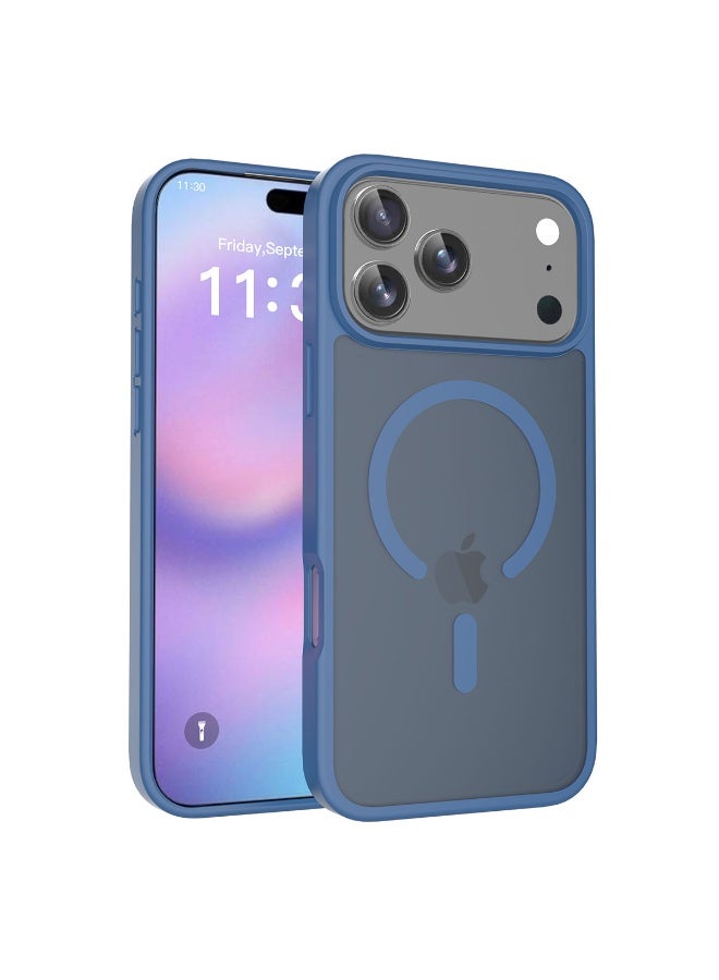 ZXING ‌Magnetic iPhone17 Pro Max Case Deep Blue MagSafe Slim 360 Drop Protection - Image 5