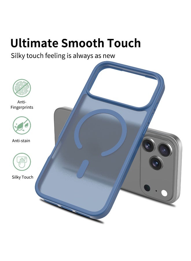 ZXING ‌Magnetic iPhone17 Pro Max Case Deep Blue MagSafe Slim 360 Drop Protection - Image 3