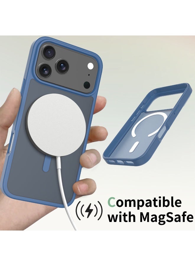 ZXING ‌Magnetic iPhone17 Pro Max Case Deep Blue MagSafe Slim 360 Drop Protection - Image 1