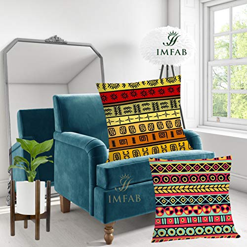 IM FAB IMFAB Digital Printed Canvas Cotton Cushion Covers 24X24 inches (Set of 2 pcs) - Image 1