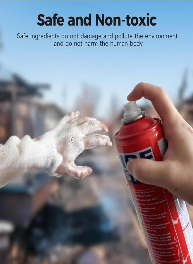 Attack Fire Extinguisher Spray with Mounting Bracket,  Portable and Easy to Use for Home, Car, Office, and Kitchen, Safety and Quick Fire Suppression, 1000ml - Image 4