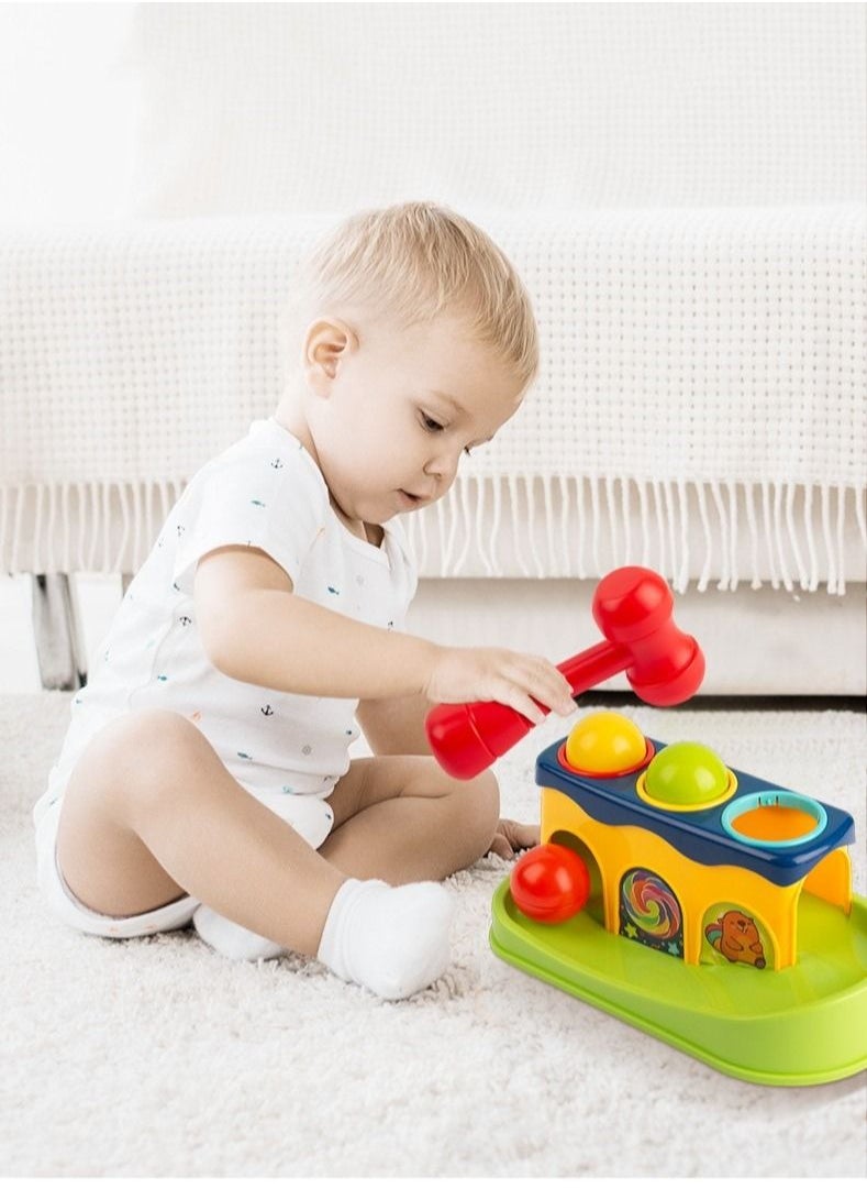 Joshberg Hammer and Ball Drop Toys for Boy Girl Infant Pound a Ball Toddler Toys  - Image 5