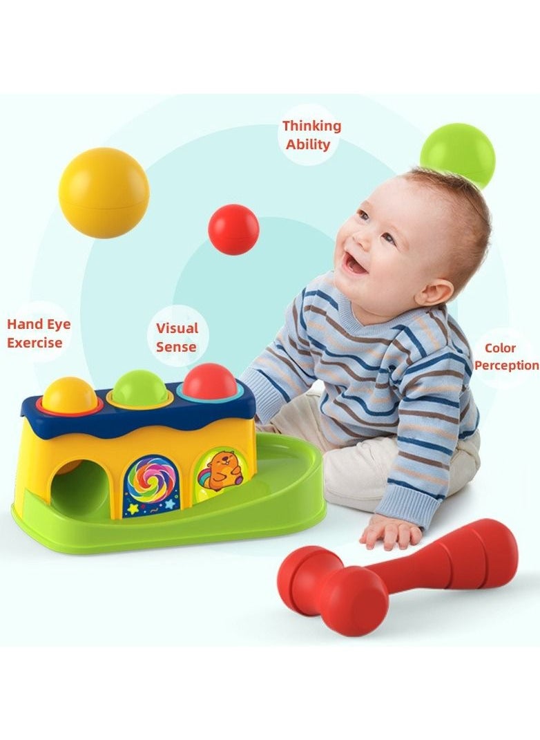 Joshberg Hammer and Ball Drop Toys for Boy Girl Infant Pound a Ball Toddler Toys  - Image 3