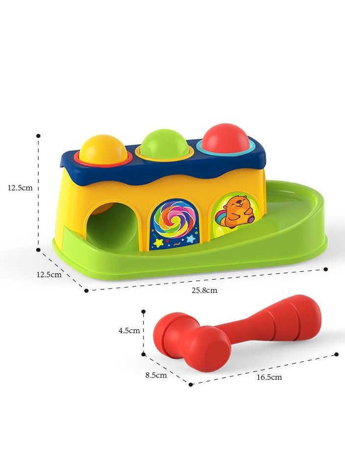 Joshberg Hammer and Ball Drop Toys for Boy Girl Infant Pound a Ball Toddler Toys  - Image 2
