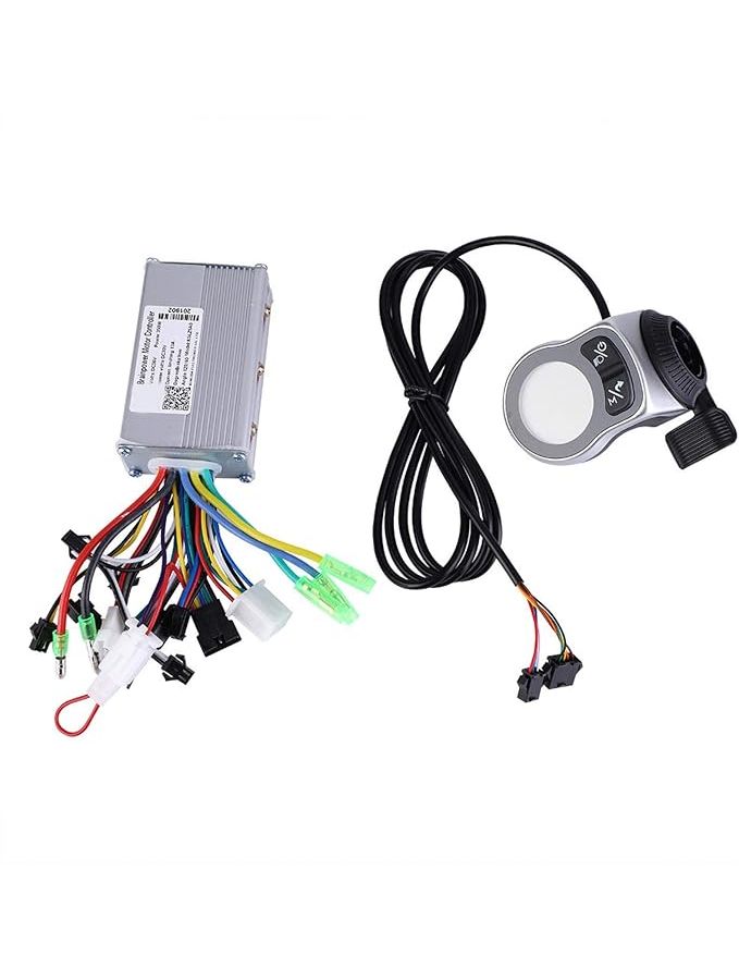 Electric Bike Controller 36V 250W 350W with LCD Display Panel and Speed Shifter - Image 1