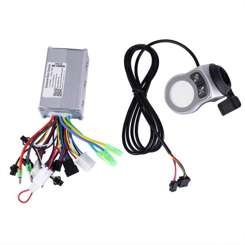 Electric Bike Controller 36V 250W 350W with LCD Display Panel and Speed Shifter - Image 2
